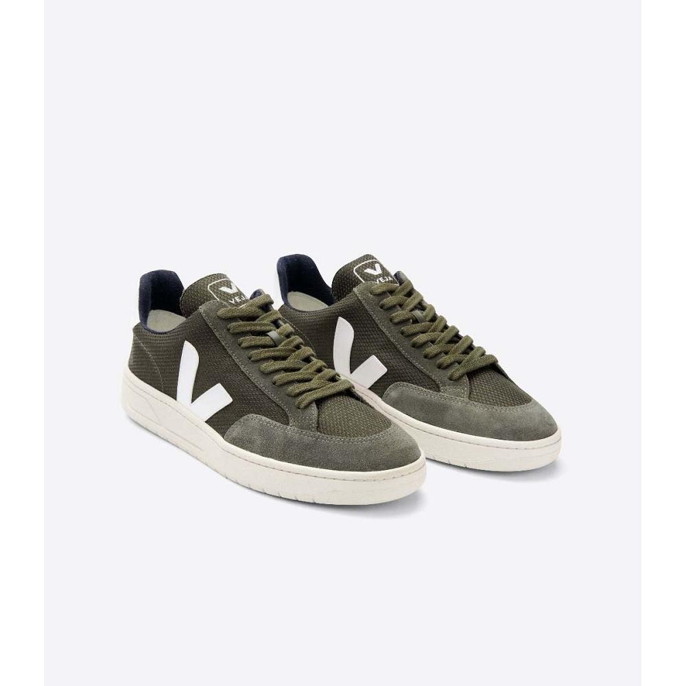 Veja V-12 B-MESH Joggesko Dame Olivengrønne | NO 672JPQ